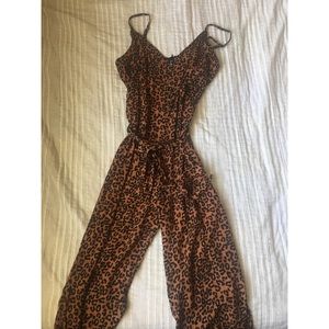Leopard Pant Romper